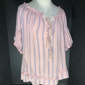 American Eagle Off the Shoulder T